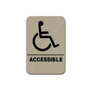 Handicap Sign Taupe 2310