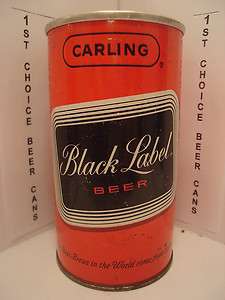   CARLING STRAIGHT STEEL PULL TAB BEER CAN #41 8 BELLEVILLE IL.  