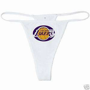 New Los Angeles Lakers White or Pink Thong  