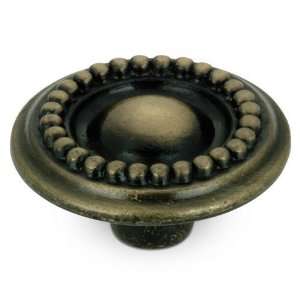  Village expression   1 1/2 diameter bead embossed knob in 