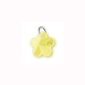  Charm Factory Jonquil Crystal Flower Charm Arts, Crafts 