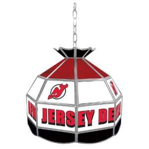   Devils Stained Glass Tiffany Lamp   16 inch d