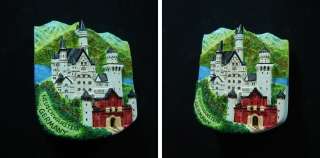 Handmade Neuschwanstein Castle,Germany 3D Resin Magnet  