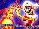 NEW SUPER MARIO Bros Edible CAKE Image Icing Topper items in Cool Cake 