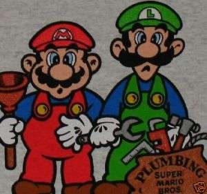 Nintendo *Super Mario Bros Plumbing* Luigi T Shirt  