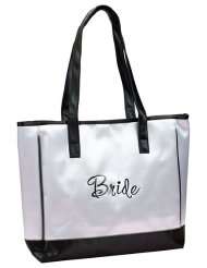  black white tote bag   Clothing & Accessories