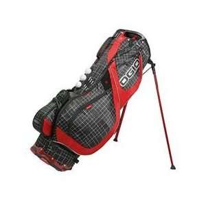  Ogio Grom Stand Bag   Griddle/Red
