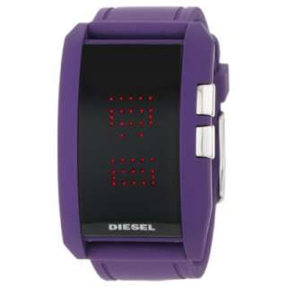 Diesel Mens DZ7167 Purple Color Domination LED Digital Black Dial 