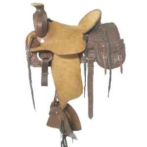  16 Wade Roper Roping Saddle By Blue River Sports 