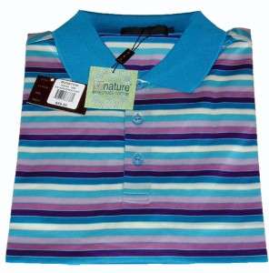   Uomo NWT XL Cotton Short Sleeve Mens Golf Polo Shirt Mercerized Cotton