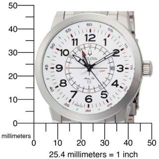 New Bulova Mens 96B125 Marine Star White Dial Watch  