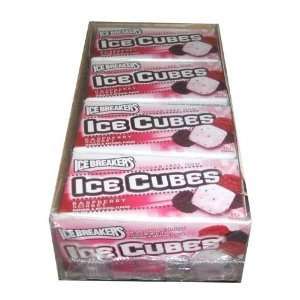 Ice Breakers Ice Cubes Instantly Cold Gum with Xylitol, Raspberry 