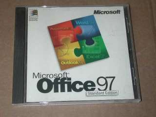 Microsoft Office 97 SR1 Standard Upgrade w/ license key  