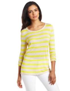  Vince Camuto Womens Long Sleeve Stripe Pullover Sweater 