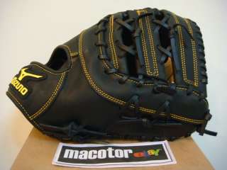 Mizuno Obvious 12.5 1st Base Baseball Gloves Black RHT  