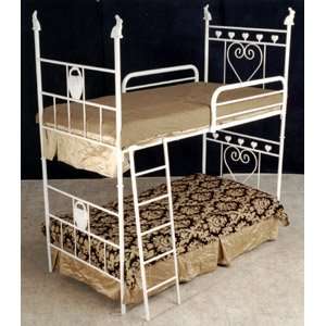  Love Bunny Iron Bunk Bed