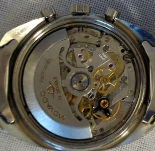 Rare 100% Original Movado Chronograph Datchron HS 360 Stainless Steel 