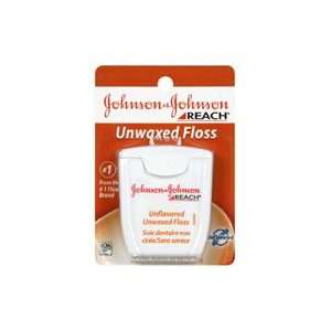  Johnson Johnson Reach Unwaxed Floss Unflavored 55 Yd 