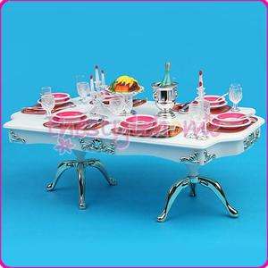   Furniture Dining Room for Barbie Size Momoko Pullip Sindy Jenny Dolls