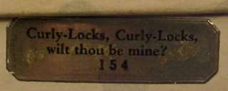 CURLY LOCKS BISQUE NANCY ANN STORYBOOK DOLL in OB 154  