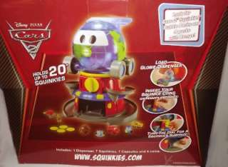 Squinkies   Disney Pixar   Cars 2   Globie Dispenser   7 Squinkies 