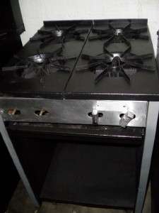 UNKNOWN BRAND RANGE/TOP ONLY STOVE NAT GAS 4 GRIDDLE  
