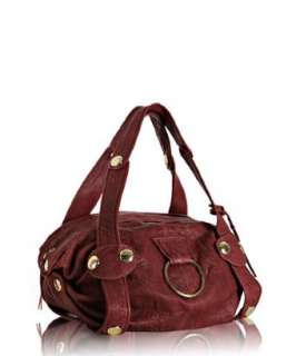 Gustto red leather Baca bag   