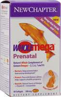 New Chapter Wholemega Prenatal 90gel 500mg Whole Omega  