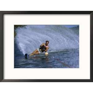  Young Man Water Skiing Collections Framed Photographic 