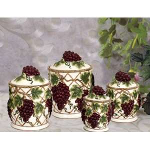  Grapes Canister Set