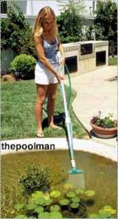 Muck Vac Cleaning system is a vacum ideal for Ponds, Fountains, Spas 