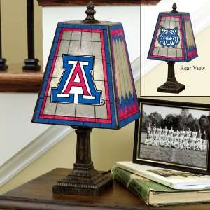   14 NCAA Arizona Wildcats Stained Glass Table Lamp
