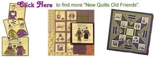 NEW QUILTS OLD FRIENDS #2 Cinnamon/Purple Quilt Blocks  