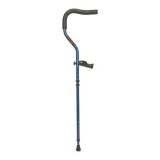   Ergonomic Folding Crutch Color Metallic Blue by Millennial Medical