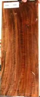 CURLY CLARO WALNUT AA+ 19 3/4 x 8 x 13/16 ~ EXOTIC WOOD LUMBER 1500 