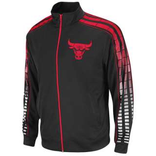 Chicago Bulls adidas Black Vibe Track Jacket  