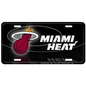    LITTLEARTH Miami Heat Street Flair License Plate