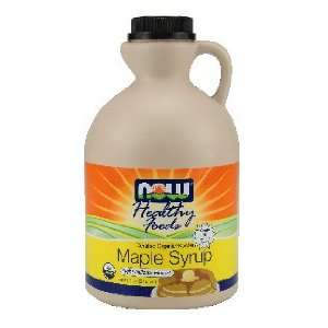NOW Foods   Healthy Foods Maple Syrup Grade A Certified Organic   32 