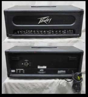 used peavey supreme electric guitar amp head 100 watts solid state two 