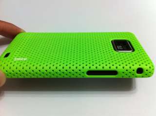 GREEN MESH CASE COVER FOR SAMSUNG GALAXY S2 i9100  
