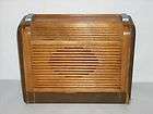 Vintage Philco Wood Roll Top Tube Radio Art Deco Model 46 350 Code 125