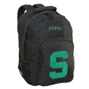  Michigan State Spartans Black Youth Southpaw Backpack 