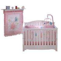   True 4pc Baby CRIB BEDDING SET Girl Pink Princess Toddler Bed  