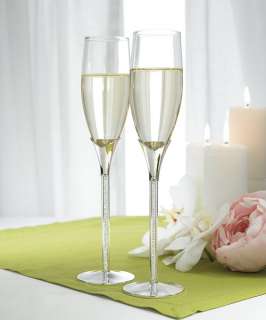   Stones Champagne Toasting Wine Glass Flutes 068180009138  