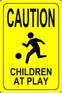 Caution Children At Play Parking Signs 18x12  