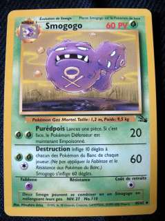 Pokemon Fossil Set French Card Weezing 45/62 Mint  