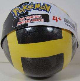 ULTRA BALL Pokemon Soft Foam 2.5 Inch Pokeball Toy Poke Ball NIP 