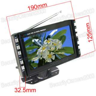 Portable 7  TFT LCD Color Monitor Television TV OSD  