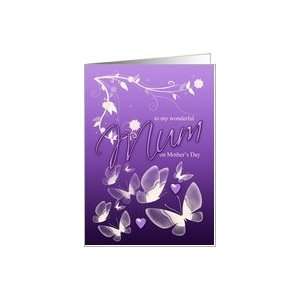  Mum Mothers Day Card Flowers And Butterflies Card Health 