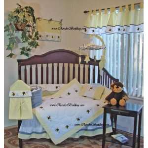   Bumble Bee 10 piece Crib Nursery Bedding Set w/Musical Mobile Baby